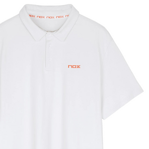 Camiseta Polo Nox Hombre Team Regular Blanca