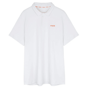 Camiseta Polo Nox Hombre Team Regular Blanca