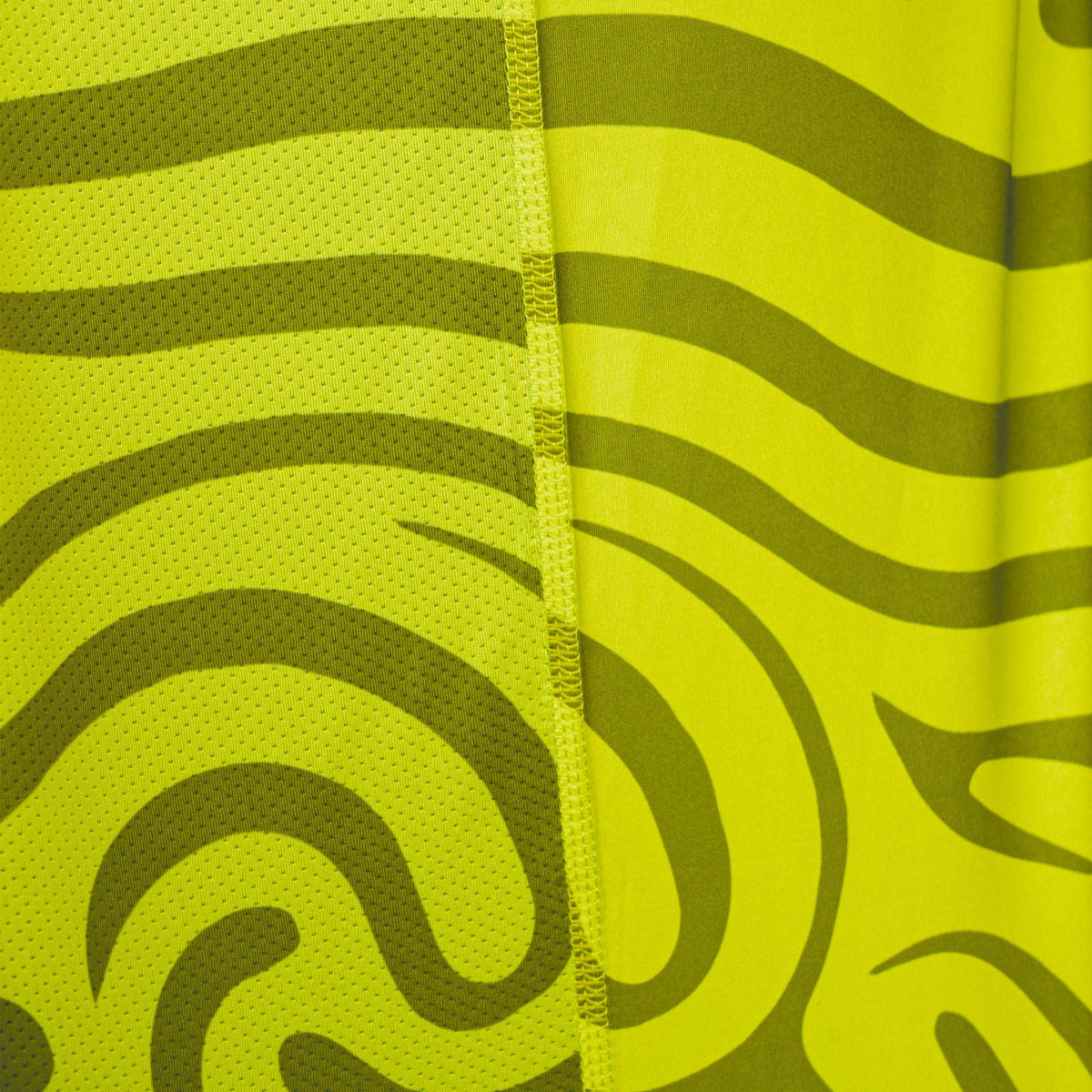 Polera Full Print Pro KIDS Tilki - Amarillo Fluor