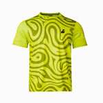 Polera Full Print Pro KIDS Tilki - Amarillo Fluor
