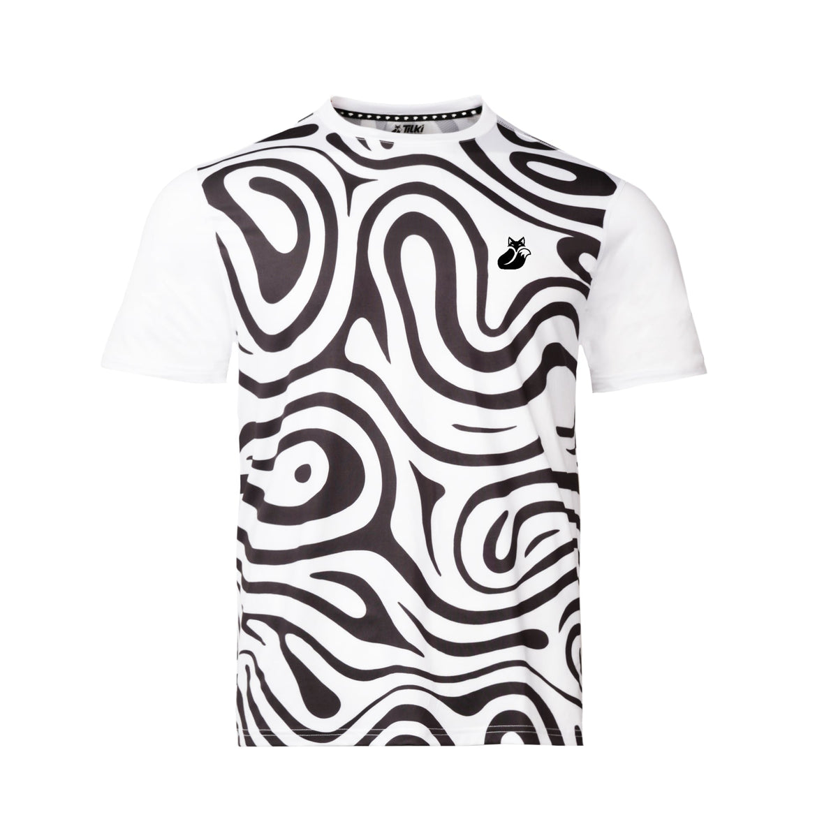 Polera Full Print Pro KIDS Tilki - Blanco