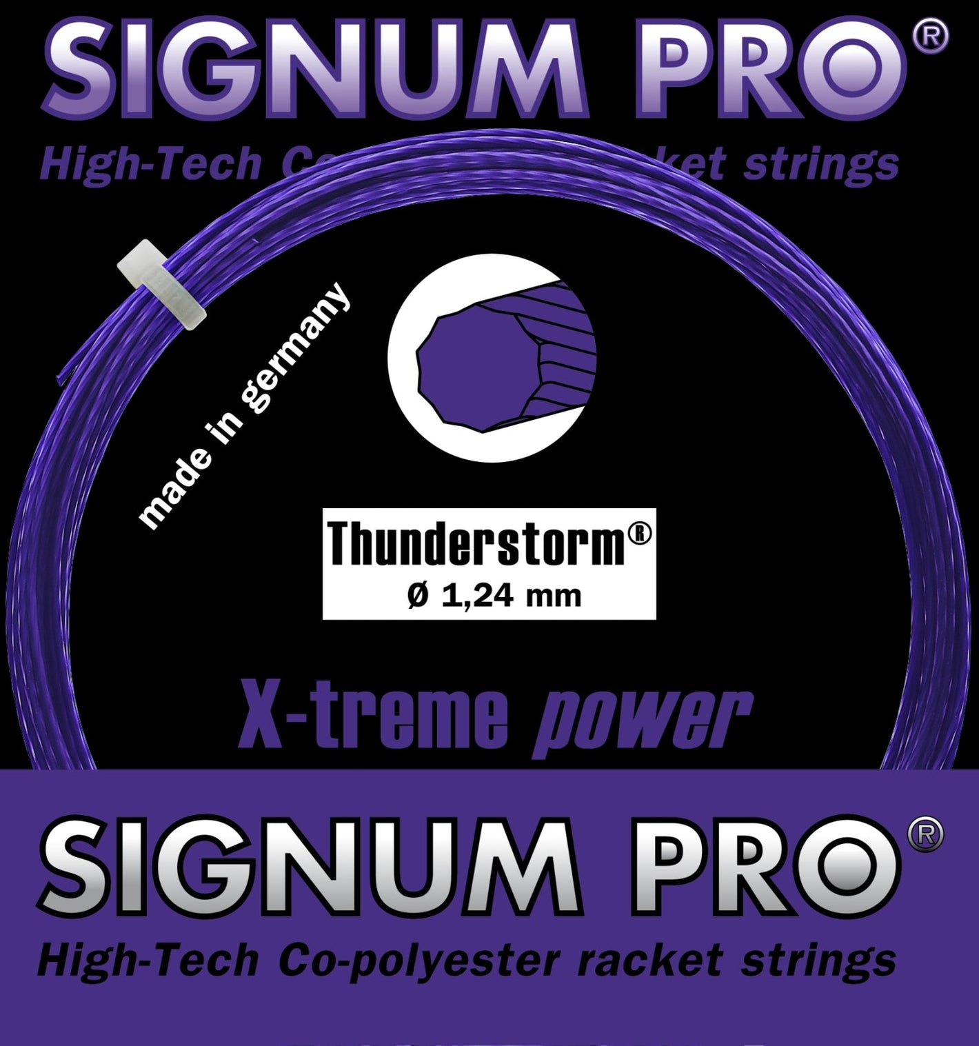 Cuerda Signum Pro Thunderstorm Morada (12m) - Sur SportsAccesorios