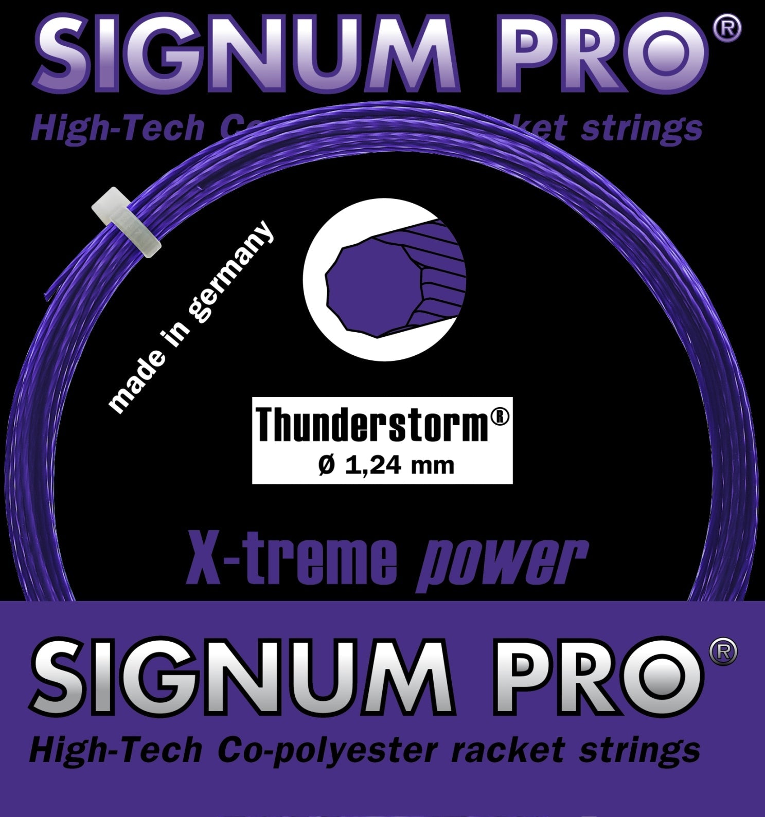 Cuerda Signum Pro Thunderstorm Morada (12m) - Sur SportsAccesorios