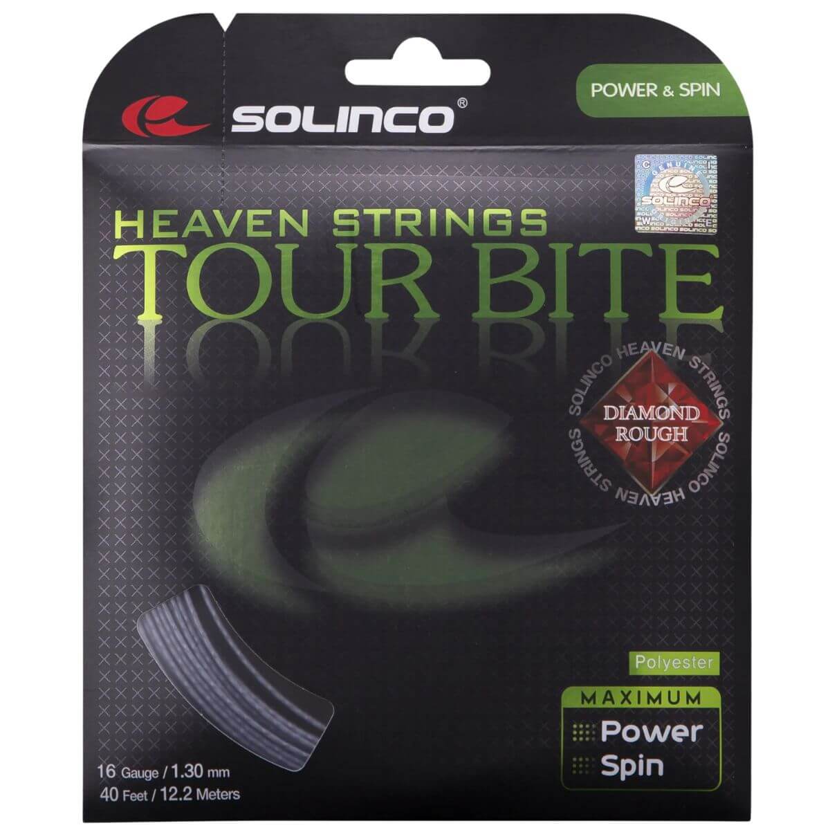 Cuerda Solinco Tour Bite 17 Diamond Rough (12m) 1.20 - Sur SportsRollos y cuerdas