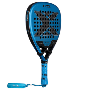 Pala de Padel Nox EA10 Ventus Attack 12K Xtreme by Edu Alonso + Tarro de pelotas +Overgrip + Protector