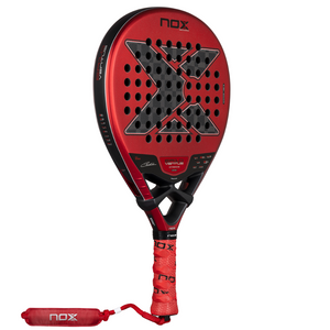 Pala de Padel Nox EA10 Ventus Hybrid 12K XTREM + Tarro de pelotas +Overgrip + Protector