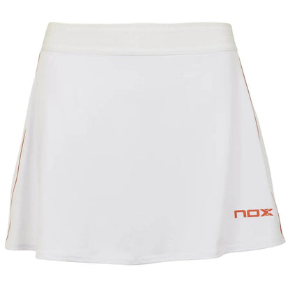 Falda Nox Team Blanca Logo Rojo - Sur SportsVestuario