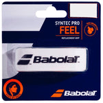 Grip Babolat Syntec Pro Feel Blanco Negro X1 - Sur SportsAccesorios