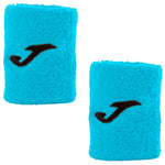 Muñequera Joma Corta Celeste Logo Negro X2 - Sur SportsAccesorios