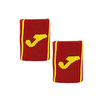 Muñequera Joma Game Corta Roja Franjas Amarillas X2 - Sur SportsAccesorios