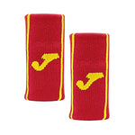 Muñequera Joma Game Larga Roja Logo Amarillo X2 - Sur SportsAccesorios