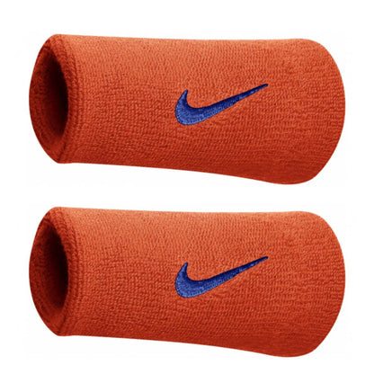 Muñequera Nike Premier Naranja Logo Negro X2 - Sur SportsAccesorios