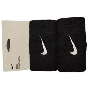 Muñequera Nike Premier Negra Logo Blanco X2 - Sur SportsAccesorios