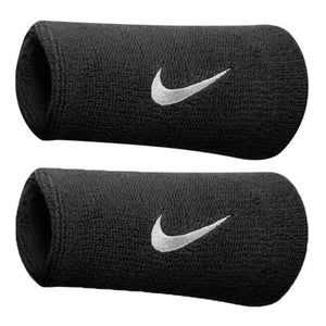 Muñequera Nike Premier Negra Logo Blanco X2 - Sur SportsAccesorios