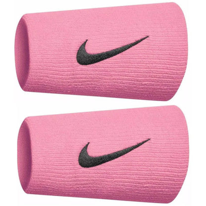 Muñequera Nike Premier Rosada Logo Negro X2 - Sur SportsAccesorios