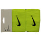 Muñequera Nike Premier Verde Fluor Logo Negro X2 - Sur SportsAccesorios