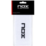 Muñequera Nox Larga Blanca Logo Negro X2 - Sur SportsAccesorios