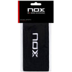 Muñequera Nox Larga Negra Logo Blanco x2 - Sur SportsAccesorios