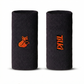 Muñequera XL Algodón Terry Interior Tilki - Negra/Naranja