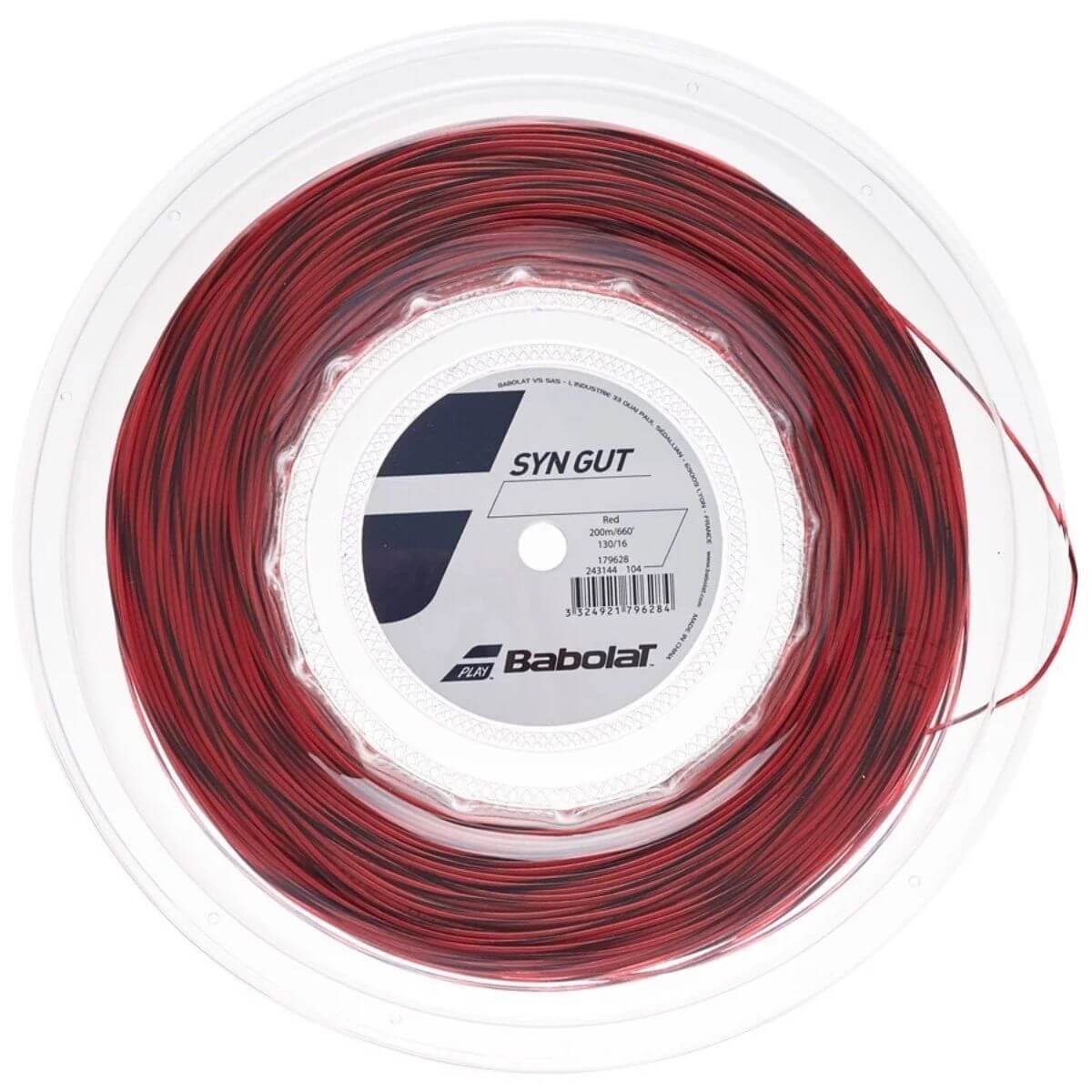 Rollo de Cuerda Babolat Syn Gut Rojo