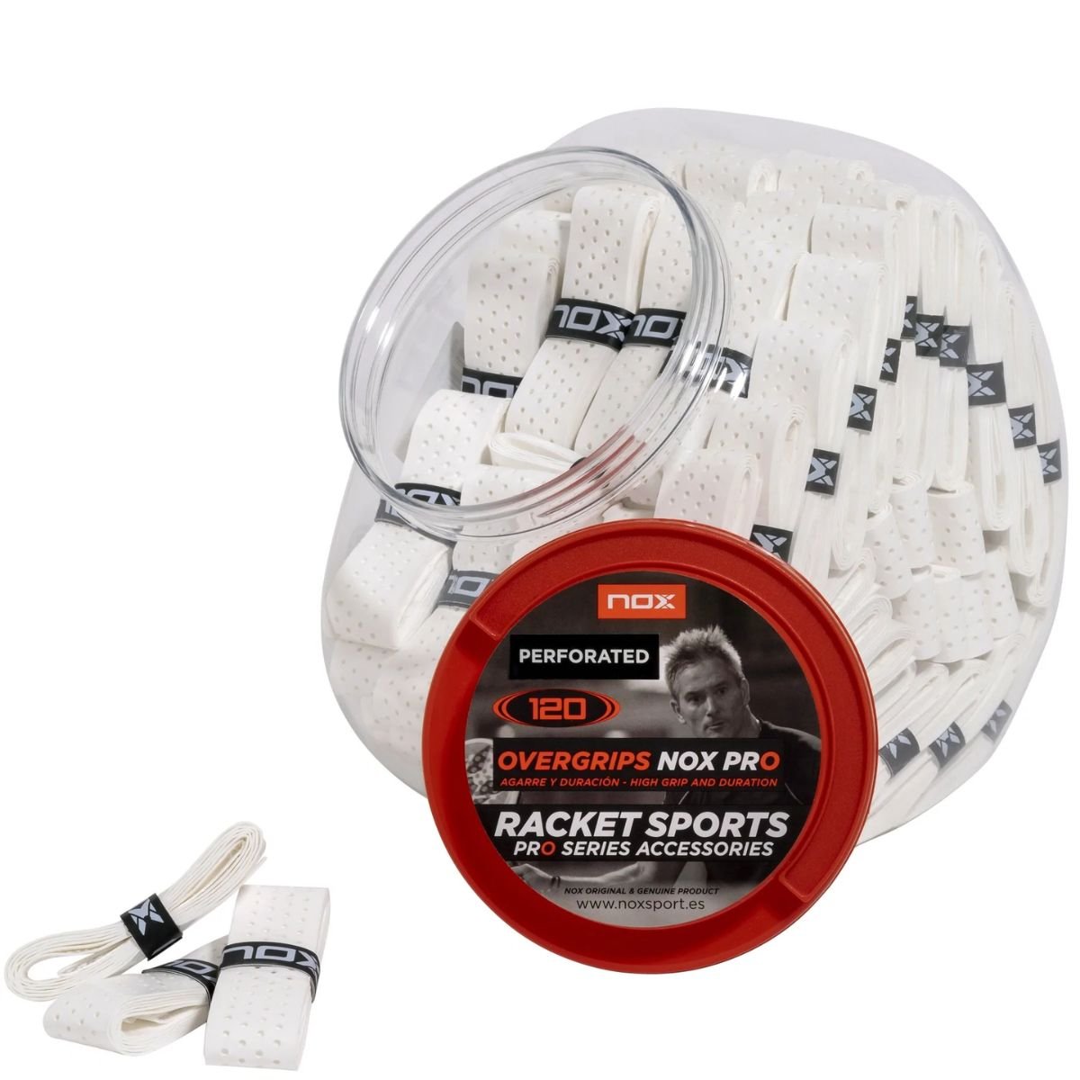 Overgrip Nox Pro Extra Grip Perforado X 120 - Sur SportsAccesorios