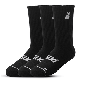 Pack de 3 Calcetines Comfort Negro Colores - Sur SportsVestuario