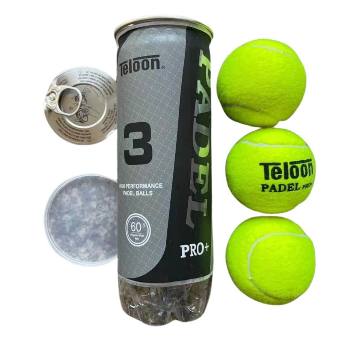 Pack de Pelota Teloon Padel Pro X3 12 unidades - Sur SportsPelotas