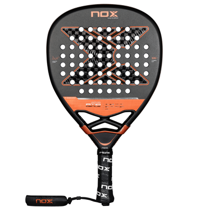 Pala de Padel At10 Genius Attack 12K by Agustin Tapia 2025 + Tarro de pelotas +Overgrip + Protector - Sur SportsPalas