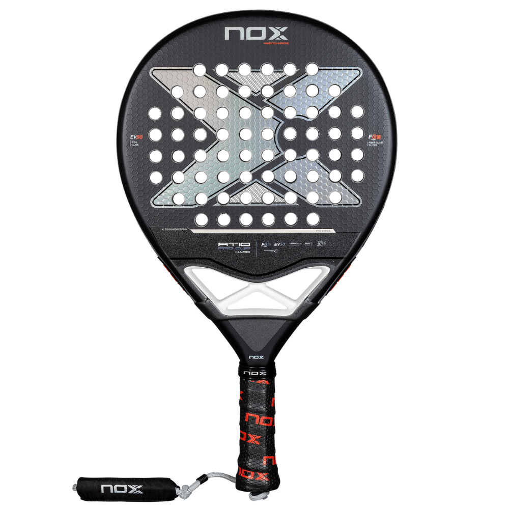 Pala de Padel At10 Pro Cup Hard by Agustin Tapia 2025 + Tarro de pelotas +Overgrip + Protector - Sur SportsPalas