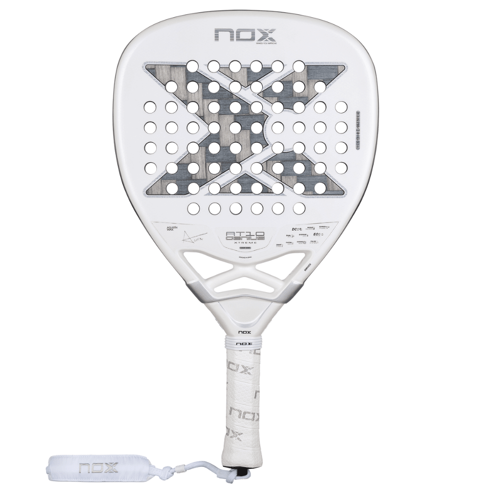 Pala de Padel Nox AT10 Genius Attack 12K Alum XTREM 2026 + Tarro de pelotas +Overgrip + Protector - Sur SportsPalas
