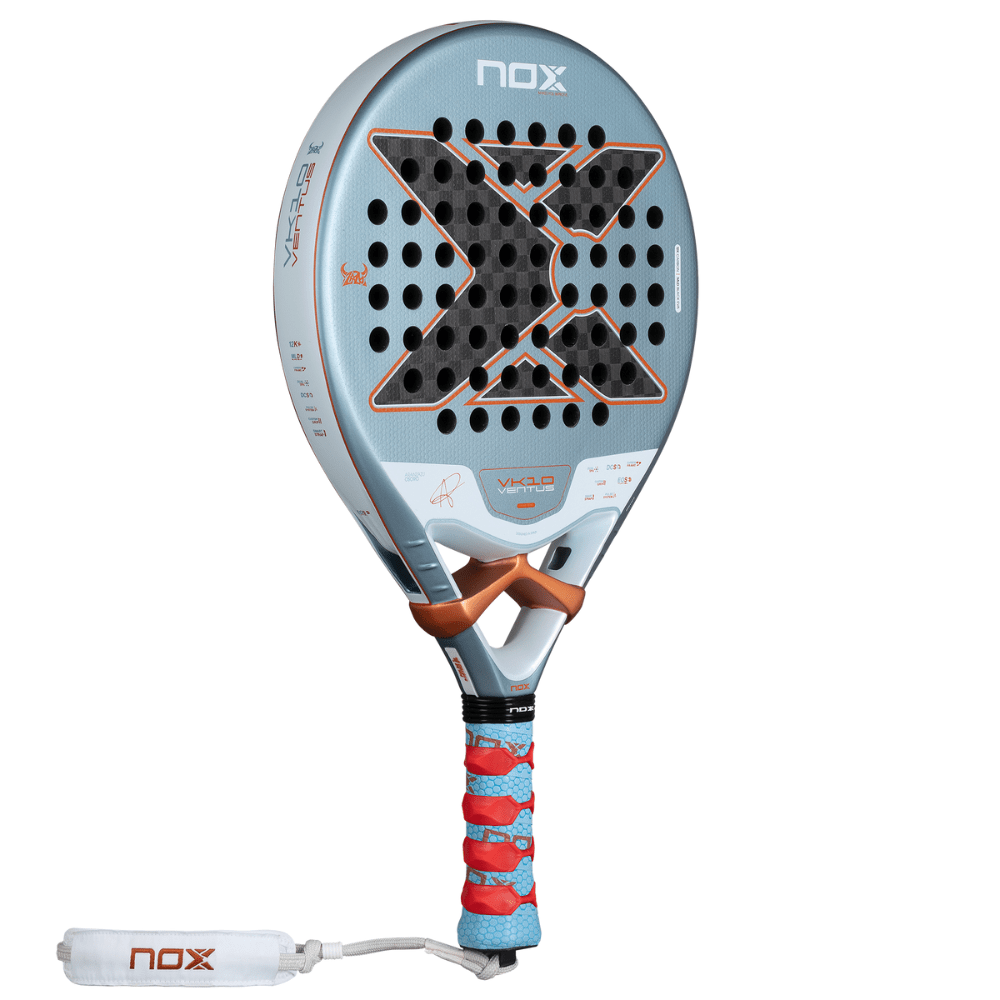 Pala de Padel Nox VK10 Ventus Control 12K By Aranzazu Osoro 2026 + Tarro de pelotas +Overgrip + Protector - Sur SportsPalas