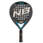 Pala Padel Enebe Cross Gris Azul (360 - 375gr) - Sur SportsPalas