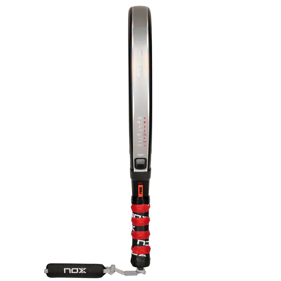 Pala Padel Nox AT10 Genius Attack By Agustin Tapia (360 - 375gr) 2024+Tarro de pelotas+Overgrip+Protector+Funda - Sur SportsPalas