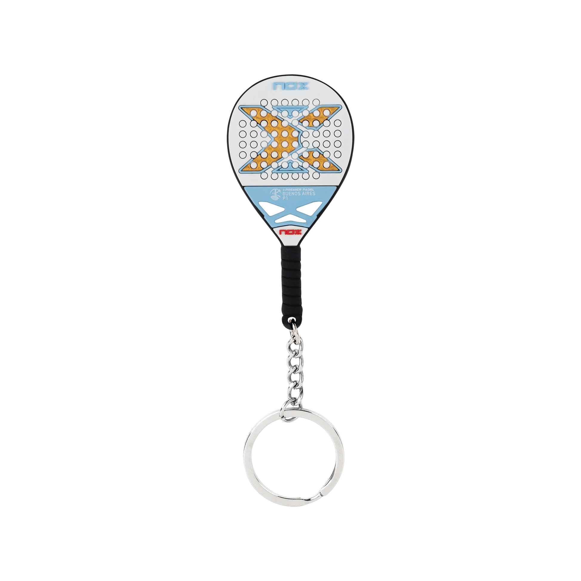Pala Padel Nox AT10 Luxury Genius 18K Alum Buenos Aires Exclusive Edition 2026 + Overgrip + Protector + Llavero - Sur SportsPalas