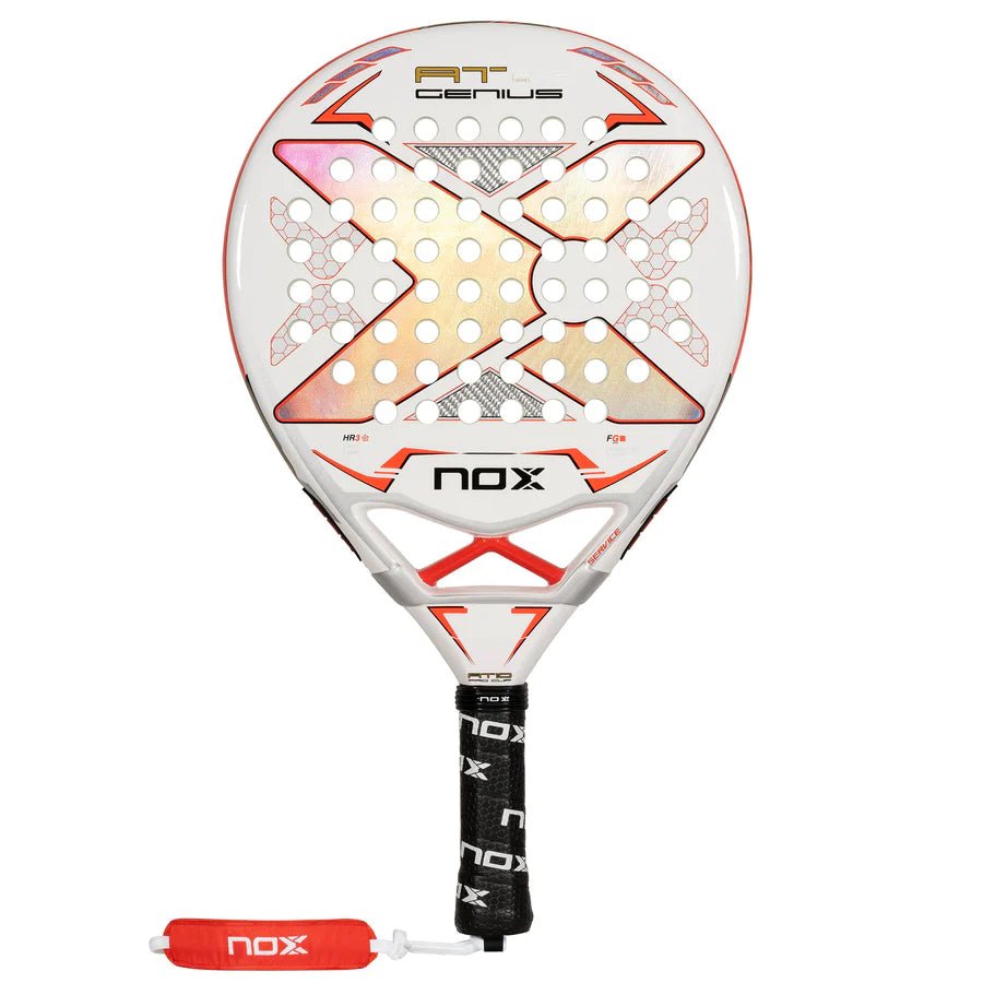 Pala Padel Nox AT10 Pro Cup Coorp (360 - 375gr) 2024+Tarro de pelotas +Overgrip +Protector +Funda - Sur SportsPalas