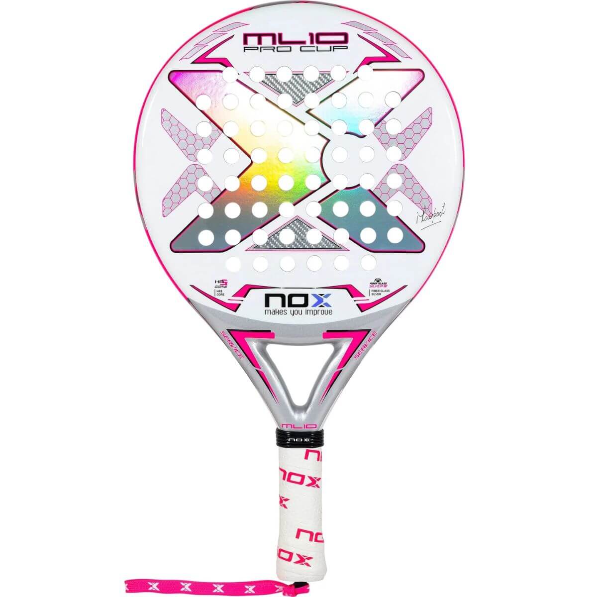 Pala Padel Nox ML10 Pro Cup Silver (360 - 375gr) 2023 - 2024 - Sur SportsPalas