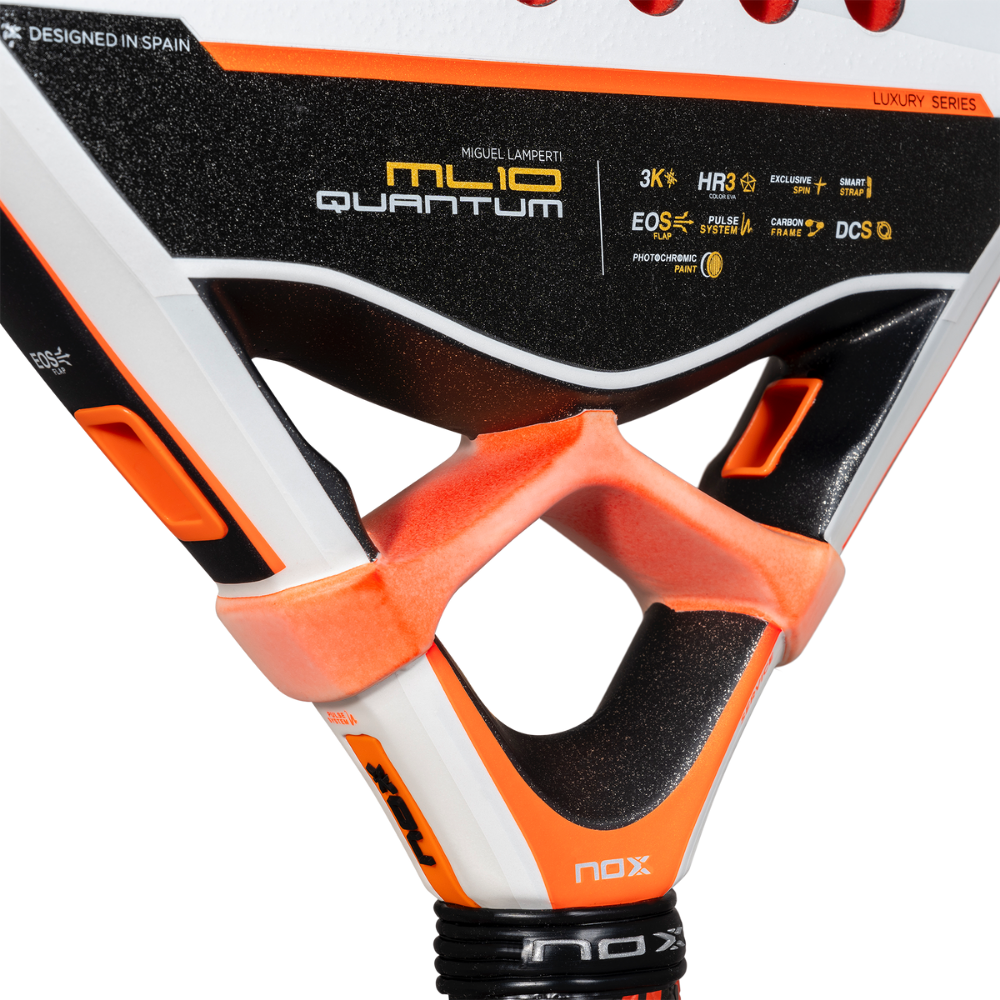 Pala de Padel Ml10 Quantum 3K by Miguel Lamperti 2025 + Tarro de pelot Pala de Padel Ml10 Quantum 3K by Miguel Lamperti 2025 + Tarro de pelot