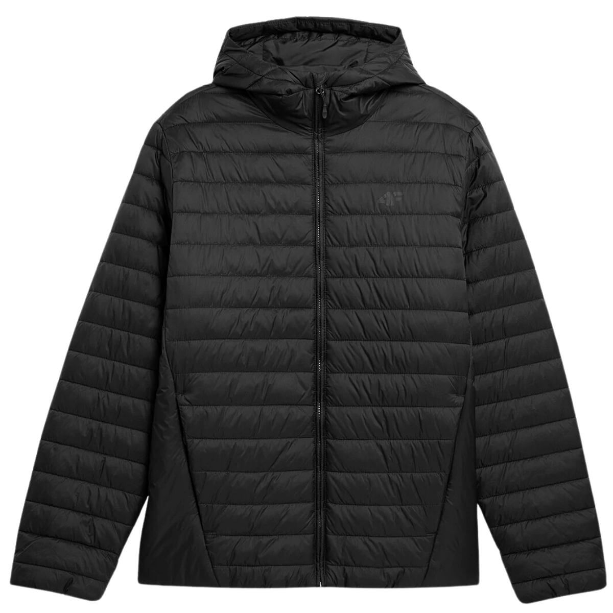 Parka 4F Negra con Gorro - Sur Sports