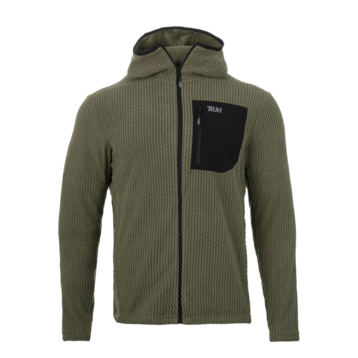 Polar Full Zip Hood Tilki - Verde Oliva