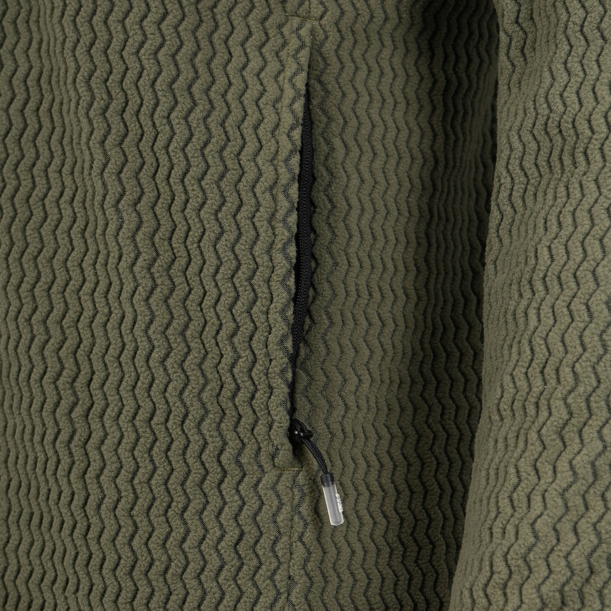 Polar Full Zip Hood Tilki - Verde Oliva