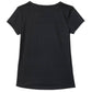 Polera 4F Niña Negro logo Fucsia - Sur SportsVestuario