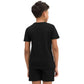 Polera 4F Niño Negra Lisa - Sur SportsVestuario
