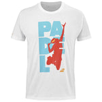 Polera Babolat Algodón Blanco Logo Padel - Sur SportsVestuario