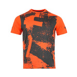 Polera Full Print Poly Tilki Temel - Naranja