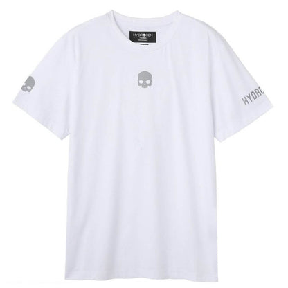 Polera Hydrogen Básica Técnica Blanca Logo Centro Hombre - Sur SportsVestuario