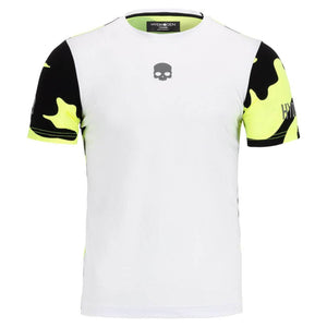 Polera Hydrogen Camuflaje Técnico Blanca Amarillo Fluor Hombre - Sur SportsVestuario