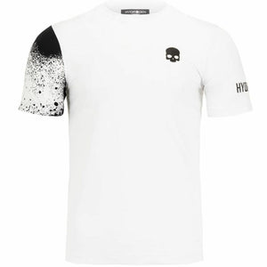 Polera Hydrogen Técnica Bicolor Spray Blanca Hombre - Sur SportsVestuario