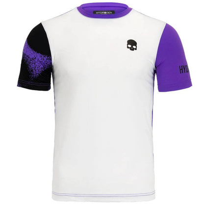 Polera Hydrogen Técnica Bicolor Spray Morada Hombre - Sur SportsVestuario