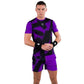 Polera Hydrogen Técnica Spray Morado Hombre - Sur SportsVestuario