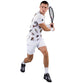 Polera Hydrogen Técnica Tattoo Blanca Hombre - Sur SportsVestuario